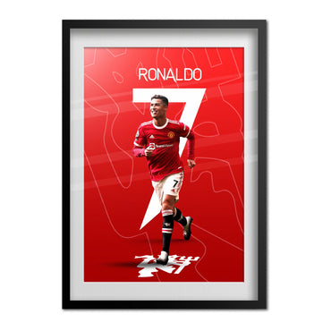 Cristiano Ronaldo Poster CR7 Motivational Print | Official Art