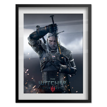 The Witcher 3 Poster — Wild Hunt Key Art Print | RPG Gaming Wall Art