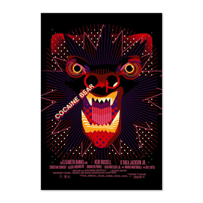 Cocaine Bear Movie Poster | Official Art