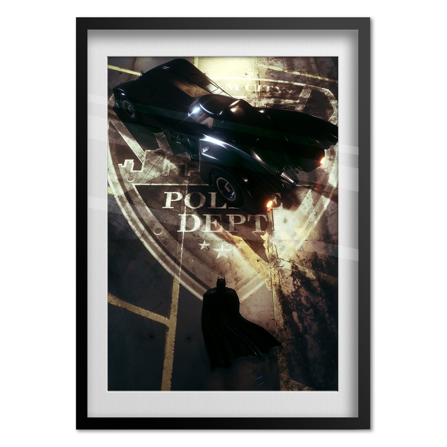 Batman Arkham Knight Game Poster | The Bat Mobile Official Art