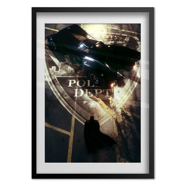 Batman Arkham Knight Game Poster | The Bat Mobile Official Art