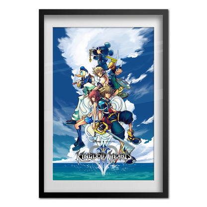 Kingdom Hearts II Poster — Exclusive Key Art Print | JRPG Gaming Wall Art