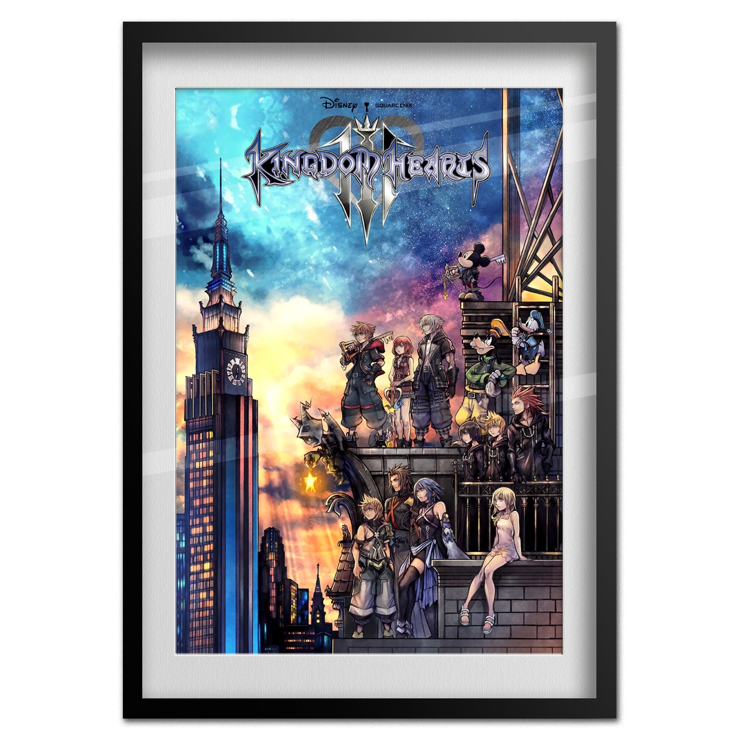 Kingdom Hearts III Poster — Key Art Print | JRPG Gaming Wall Art