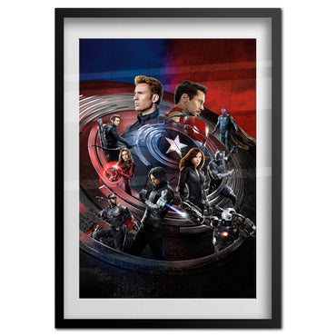 Captain America Civil War Movie Poster | Official Art