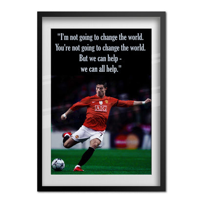 Cristiano Ronaldo Poster CR7 Motivational Print | Official Art 02