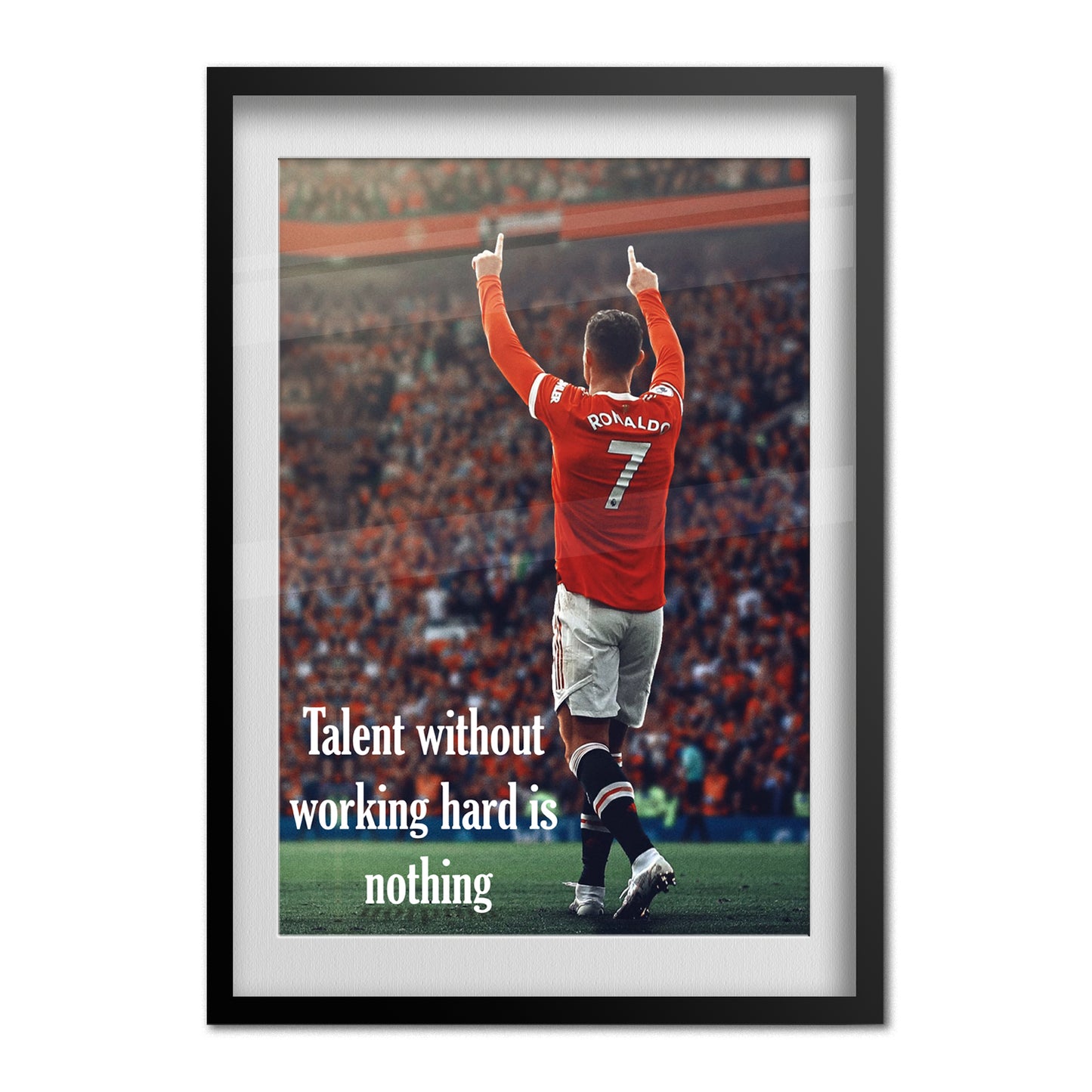 Cristiano Ronaldo Poster CR7 Motivational Print | Official Art 01
