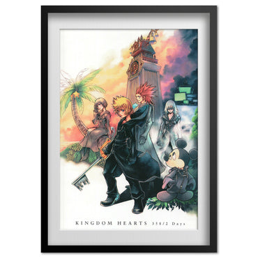 Kingdom Hearts 358/2 Days Poster — Key Art Print | JRPG Gaming Wall Art