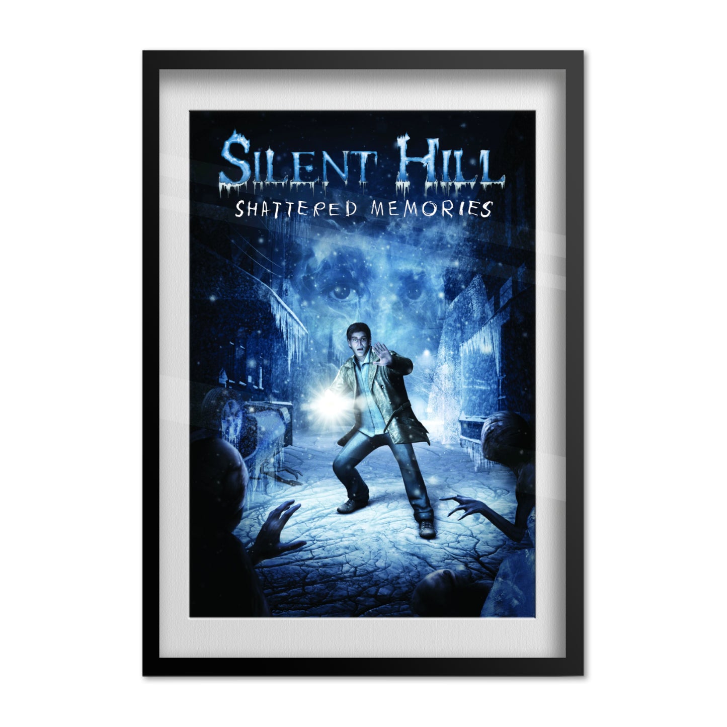 Silent Hill Shattered Memories Poster — Key Art Print | Horror Gaming Wall Art