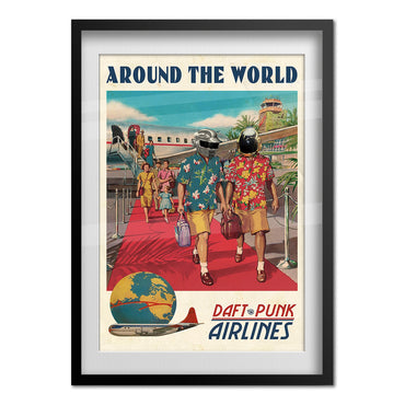 Daft Punk Around the World Poster | Official Art