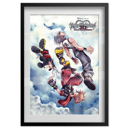 Kingdom Hearts Dream Drop Distance Poster — Key Art Print | JRPG Gaming Wall Art