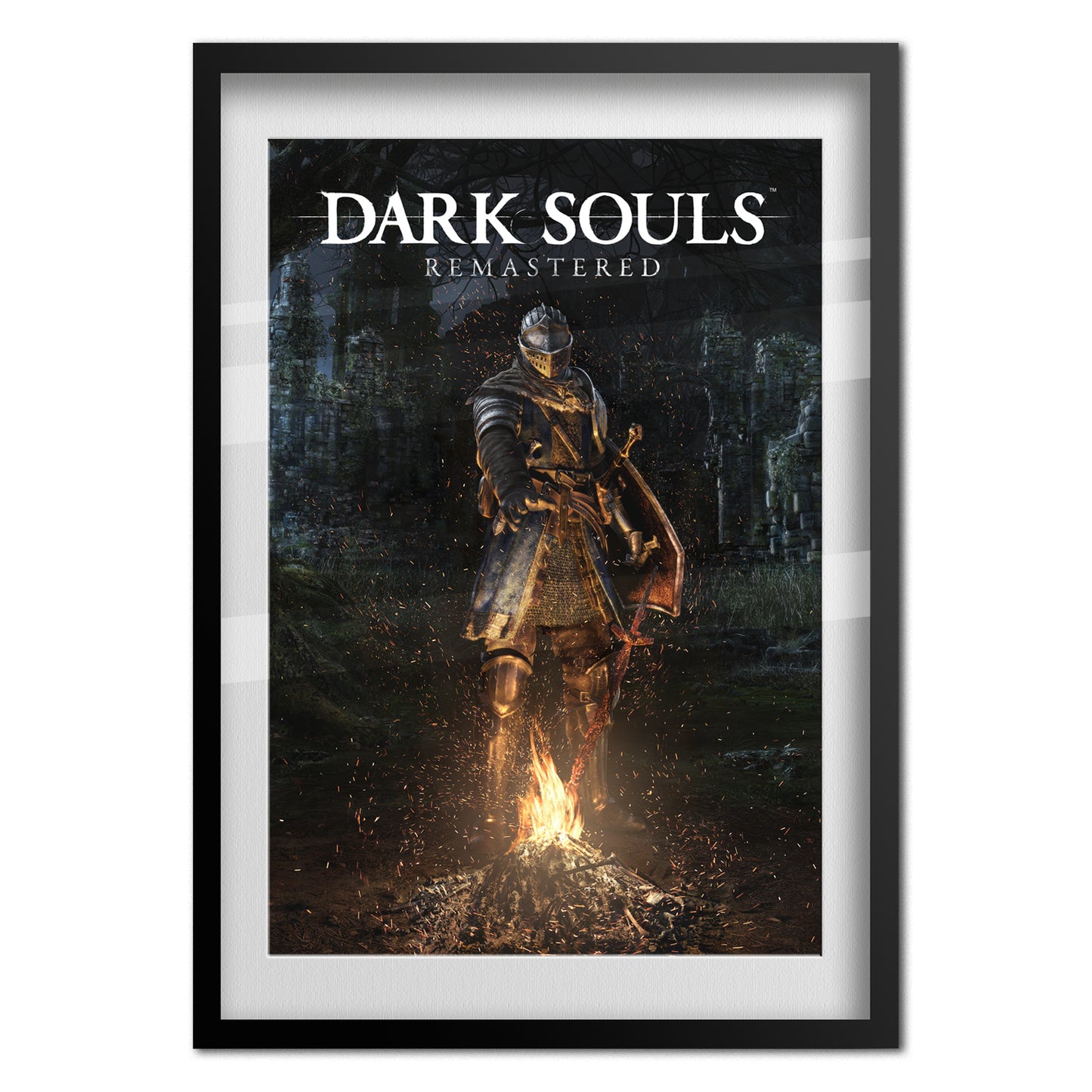 Dark Souls Remastered Game Poster | Official Art