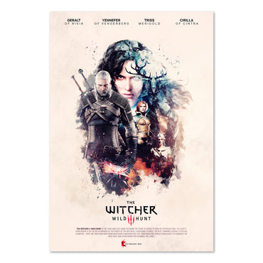 The Witcher 3 Key Art 02 poster print