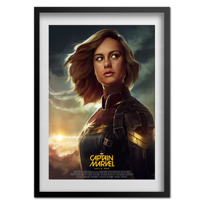 Captain Marvel Movie Poster | Official Art