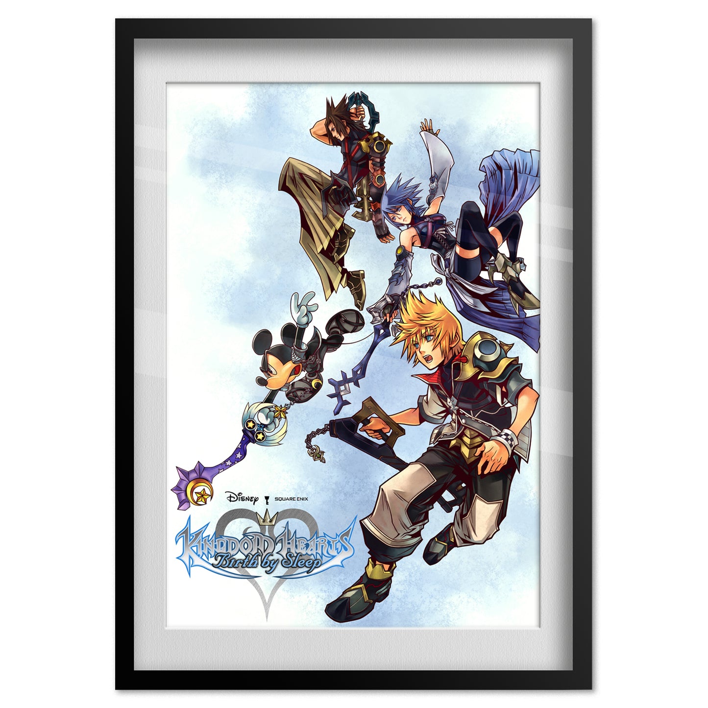 Kingdom Hearts Birth by Sleep Poster — Key Art Print | JRPG Gaming Wall Art