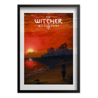 The Witcher 3 Poster — Key Art 05 Print | RPG Gaming Wall Art