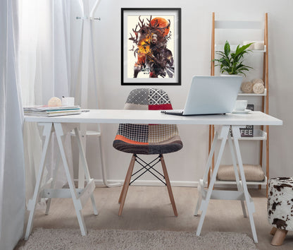 The Witcher 3 Poster — Geralt Key Art 01 Print | RPG Gaming Wall Art