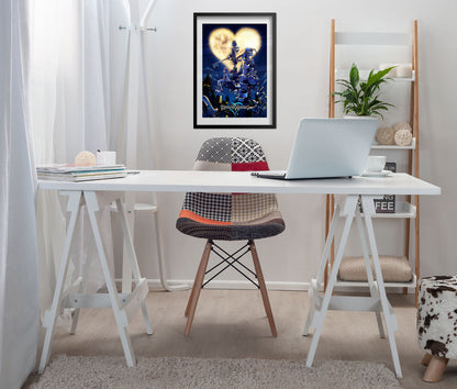 Kingdom Hearts Poster — Official Promotion Art Print | JRPG Gaming Wall Art