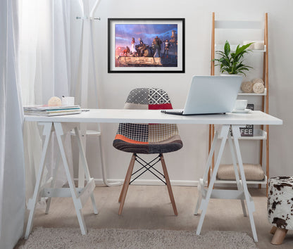 Final Fantasy VII (7) Remake Leaving Midgar Key Art