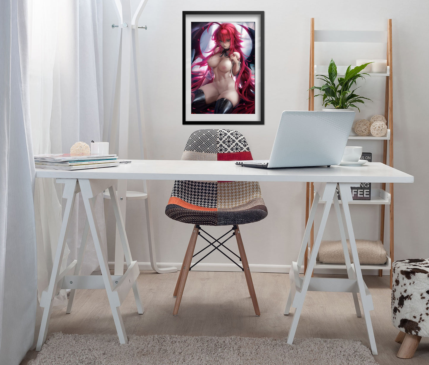 Sexy Anime Girl Poster — Key Art Print | Anime Wall Art