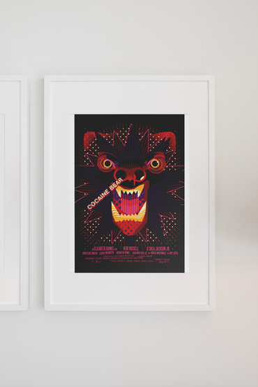 Cocaine Bear Movie Poster | Official Art