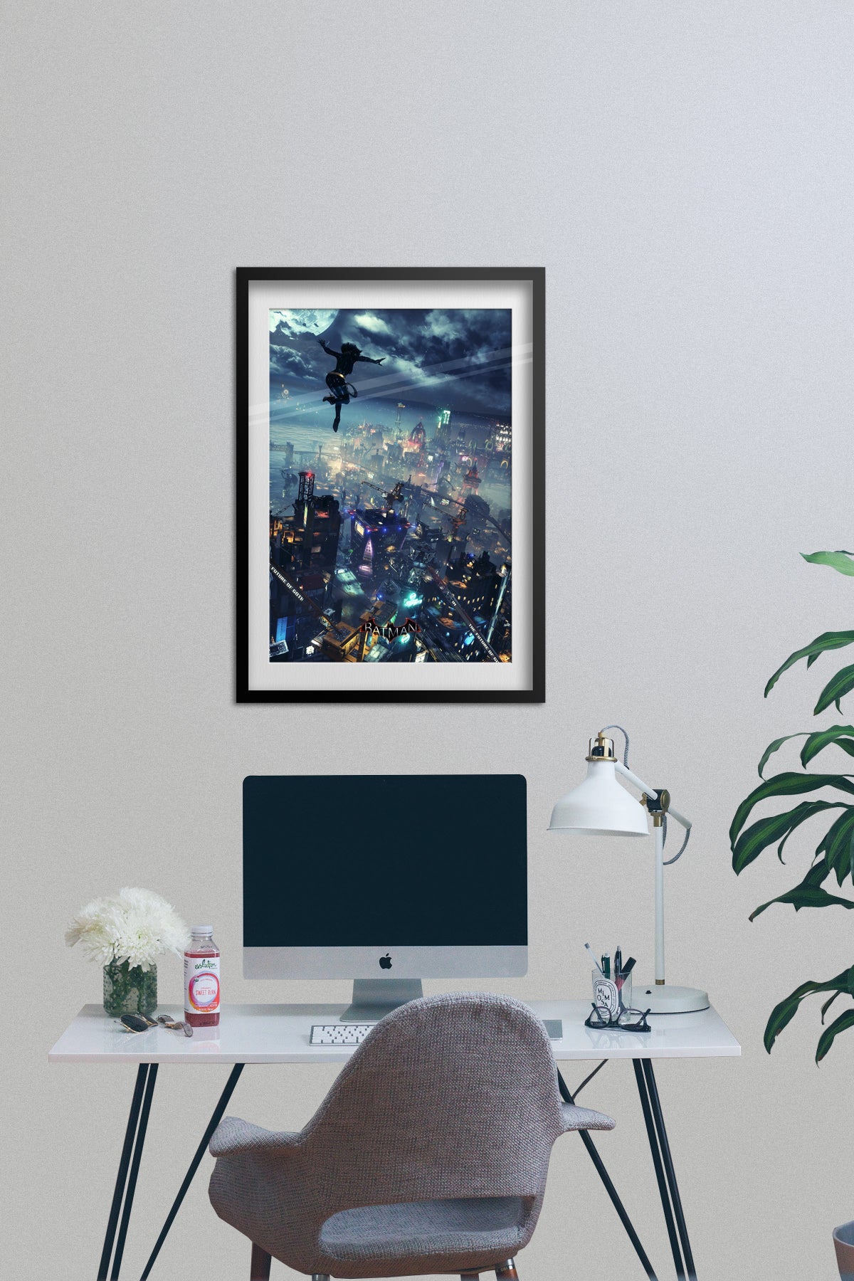 Batman Arkham Knight Video Game Poster | Bat Girl into the Night Official Art