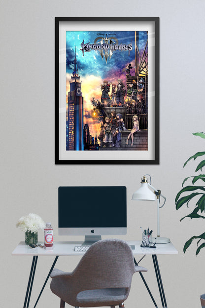 Kingdom Hearts III Poster — Key Art Print | JRPG Gaming Wall Art