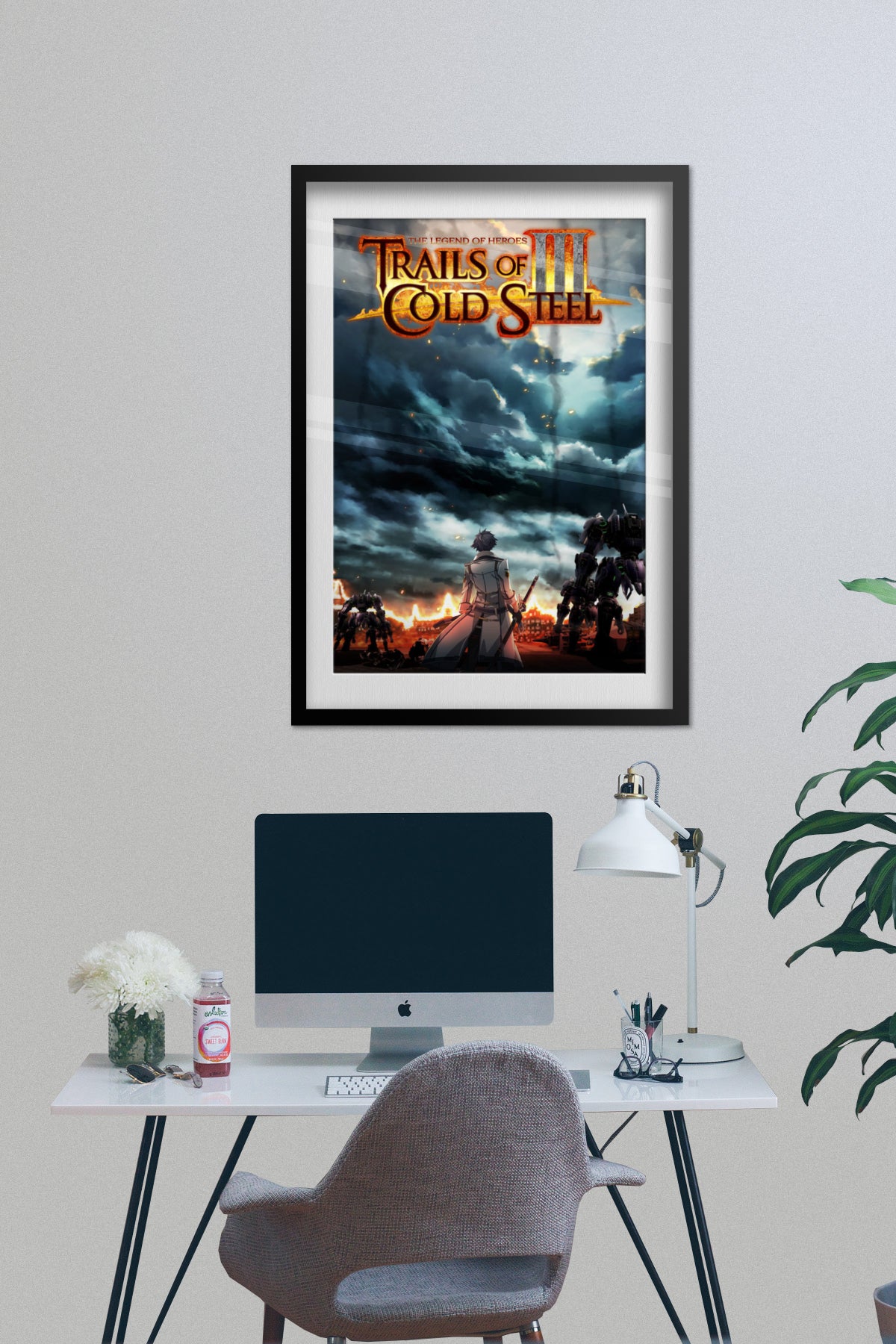 Trails of Cold Steel III Poster — Key Art Print | JRPG Gaming Wall Art