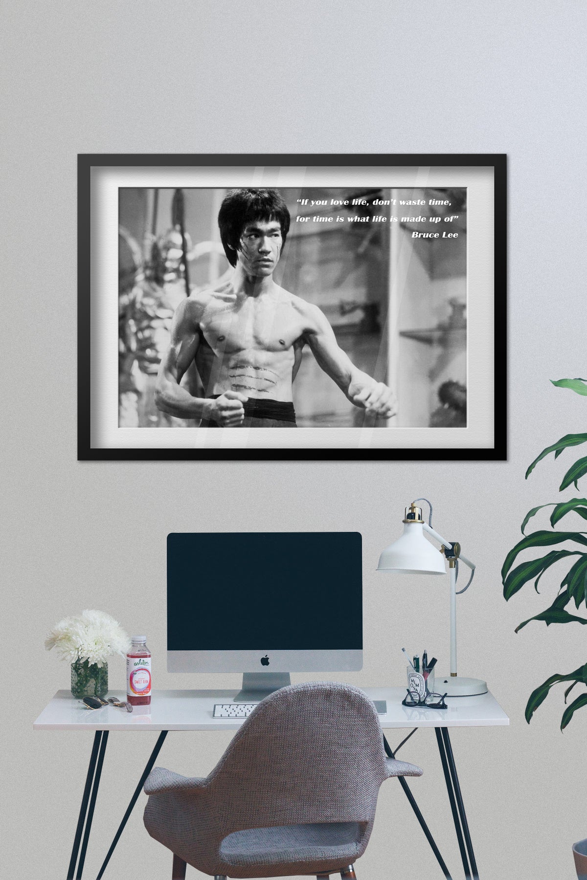 Bruce Lee Motivational Poster | Inspirational Art 01