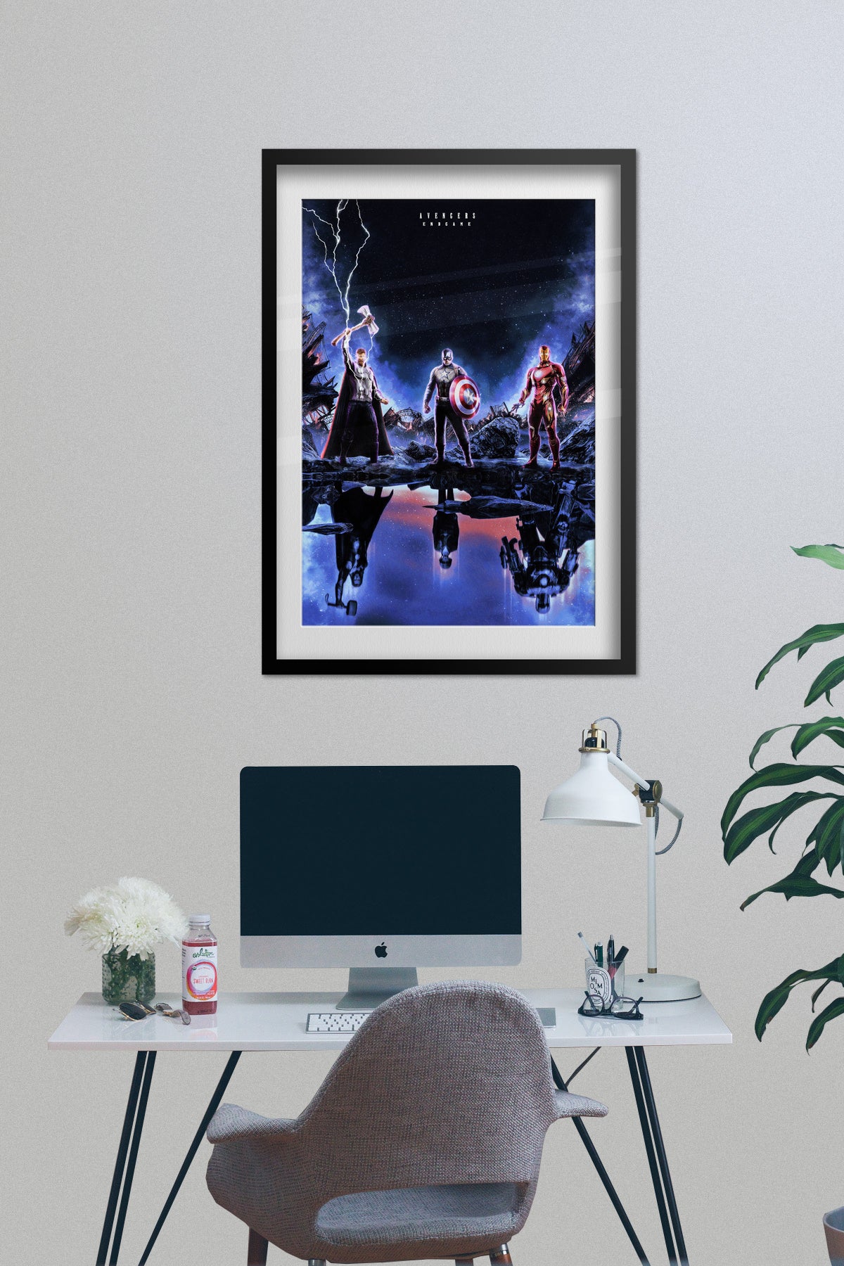 Avengers End Game Trio Movie Poster | Official Art