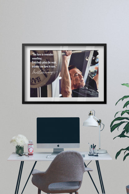 Arnold Schwarzenegger Motivational Poster 01