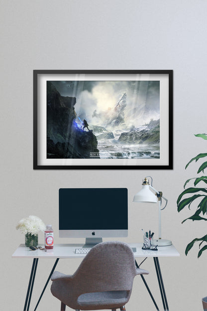 Jedi Fallen Order Poster — Key Art 01 Print | Star Wars Gaming Wall Art