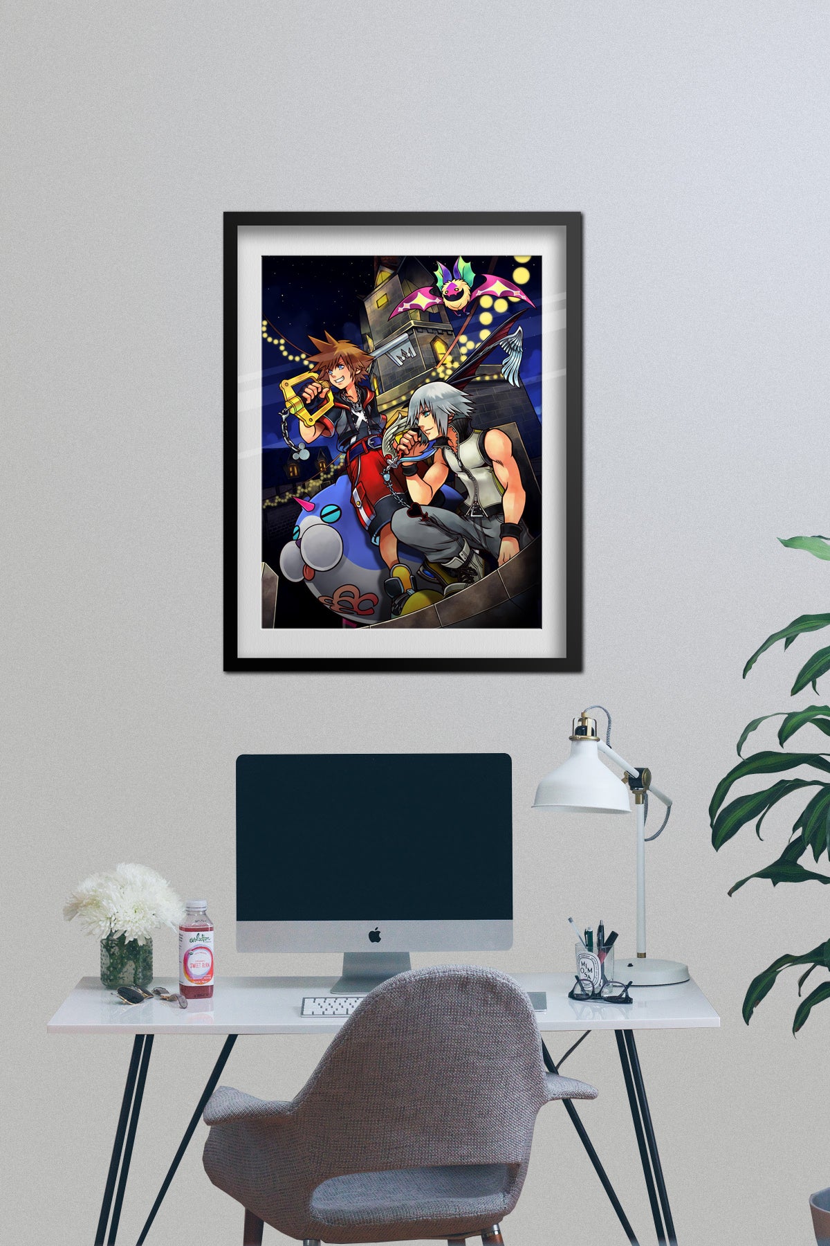 Kingdom Hearts 3D: Dream Drop Distance Poster — Key Art Print | JRPG Gaming Wall Art
