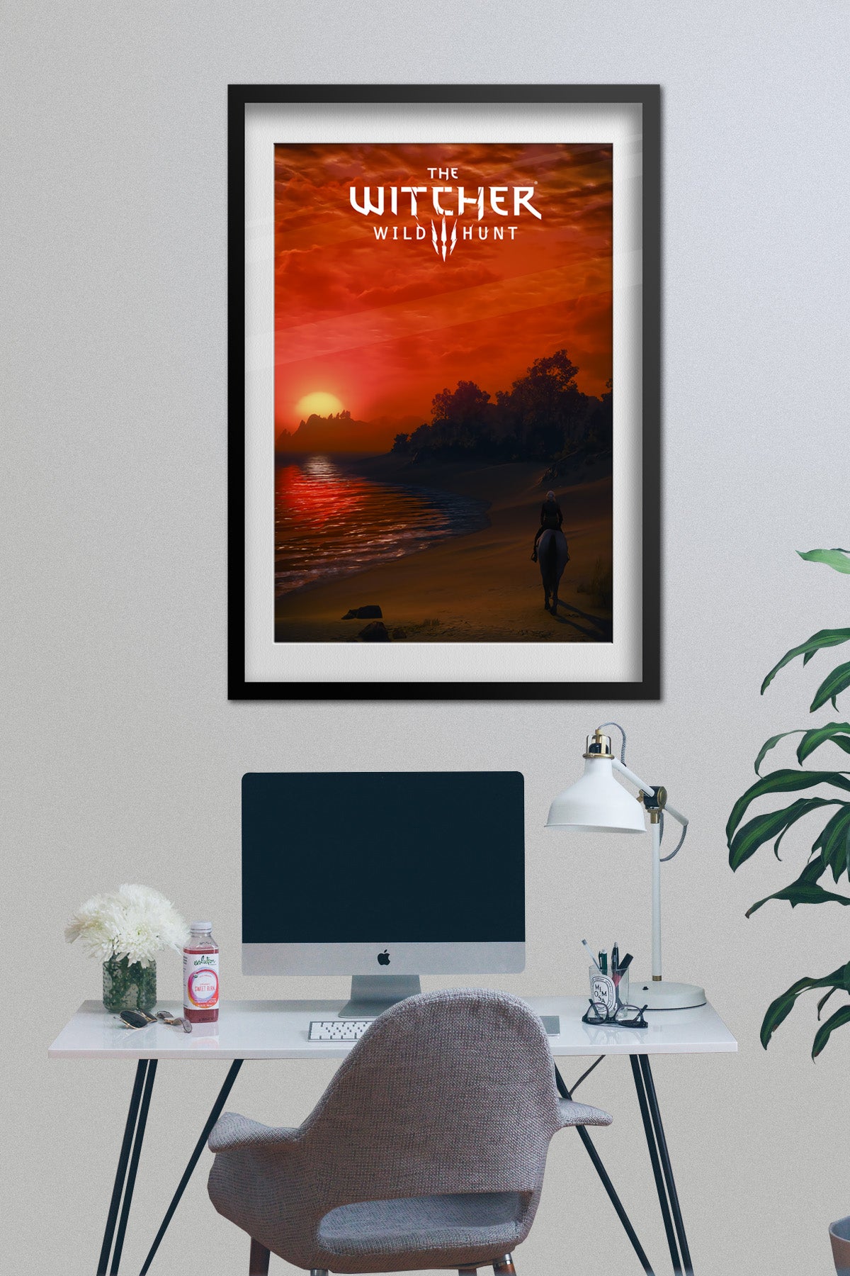 The Witcher 3 Poster — Key Art 05 Print | RPG Gaming Wall Art