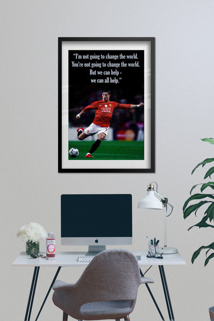 Cristiano Ronaldo Poster CR7 Motivational Print | Official Art 02