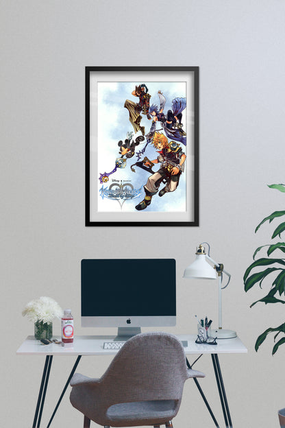 Kingdom Hearts Birth by Sleep Poster — Key Art Print | JRPG Gaming Wall Art