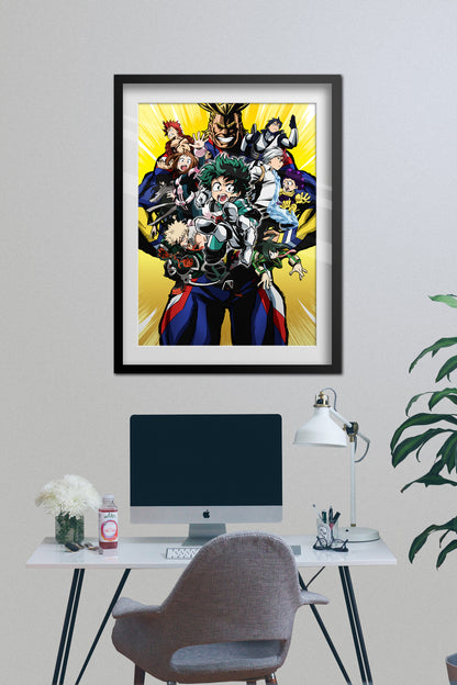 My Hero Academia Poster — Key Art 02 Print | Anime Wall Art