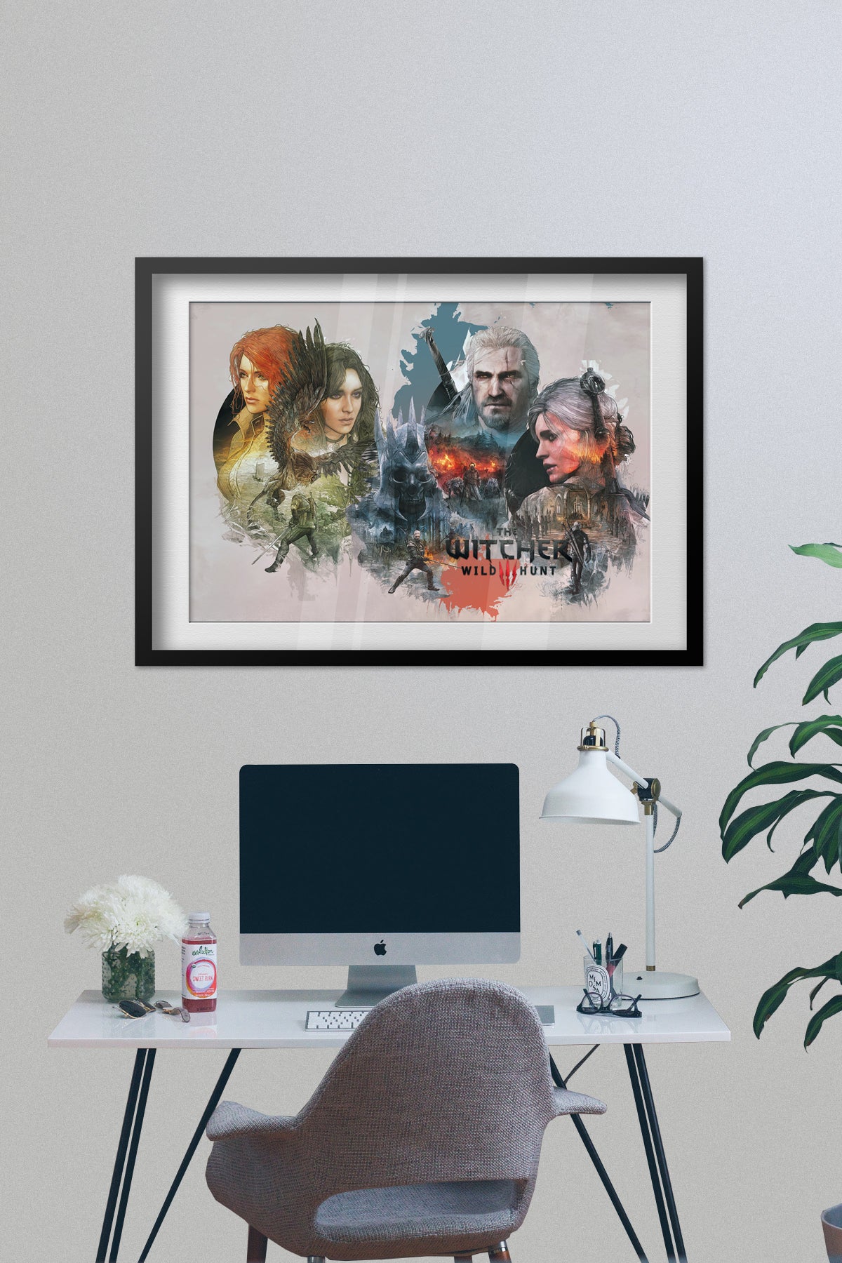 The Witcher 3 Poster — Key Art 04 Print | RPG Gaming Wall Art