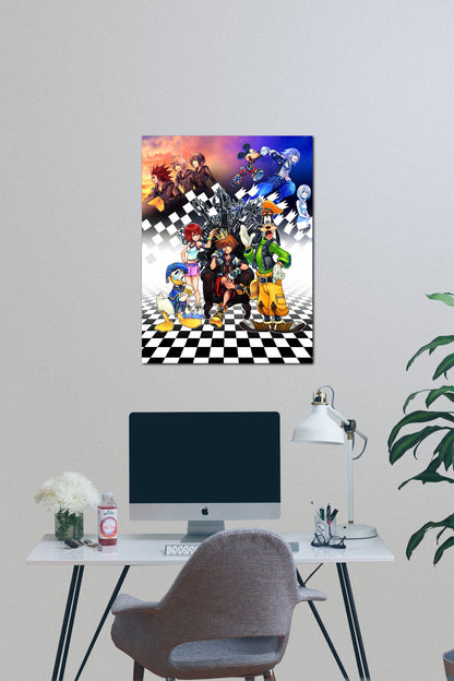Kingdom Hearts HD 1.5 + 2.5 ReMIX Poster — Key Art Print | JRPG Gaming Wall Art
