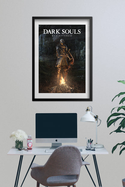 Dark Souls Remastered Game Poster | Official Art