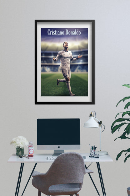 Cristiano Ronaldo Poster CR7 Motivational Print | Official Art 03