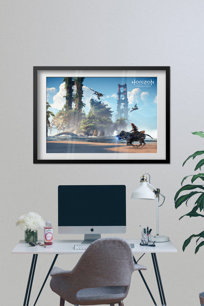 Horizon Forbidden West Poster — Key Art 01 Print | RPG Gaming Wall Art