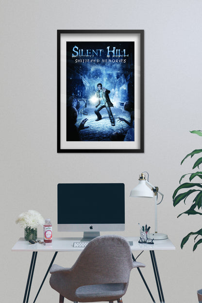 Silent Hill Shattered Memories Poster — Key Art Print | Horror Gaming Wall Art