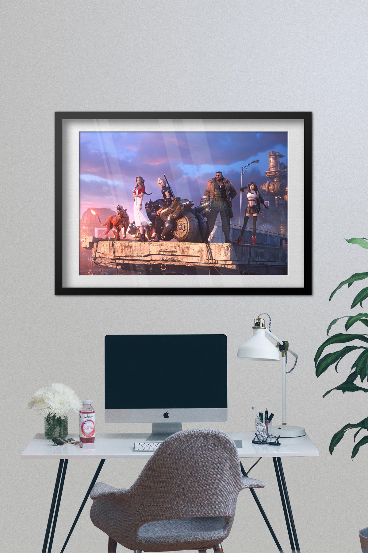 Final Fantasy VII (7) Remake Leaving Midgar Key Art