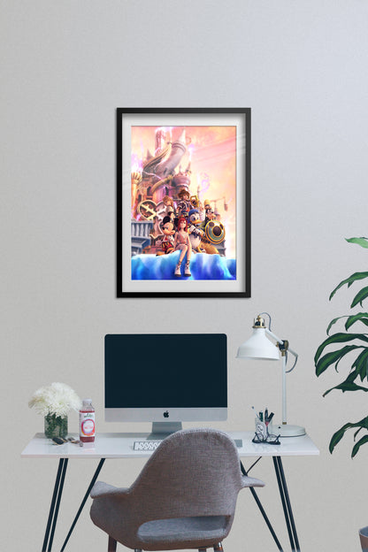 Kingdom Hearts Poster — Official Key Art Print | JRPG Gaming Wall Art