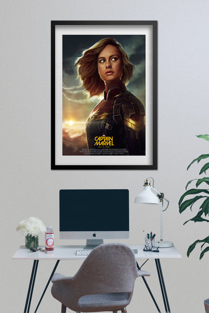 Captain Marvel Movie Poster | Official Art