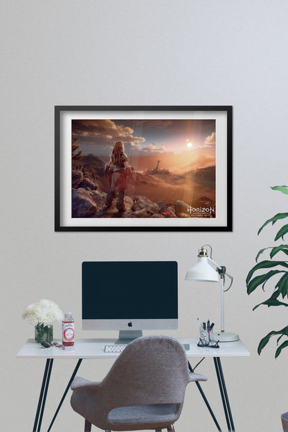 Horizon Forbidden West Poster — Aloy Key Art Print | RPG Gaming Wall Art