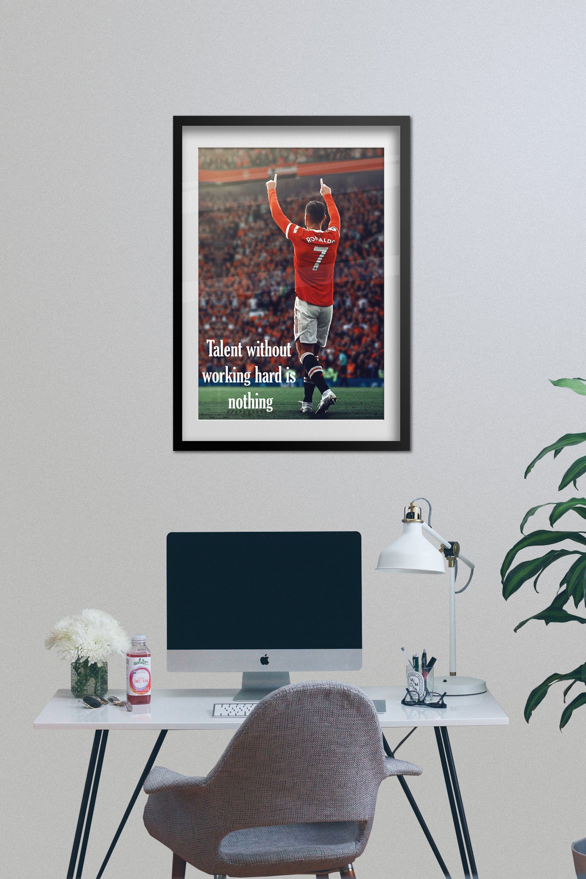 Cristiano Ronaldo Poster CR7 Motivational Print | Official Art 01
