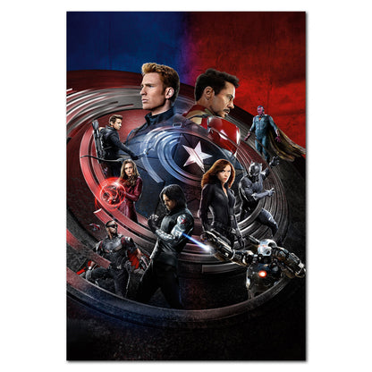 Captain America Civil War Movie Poster | Official Art
