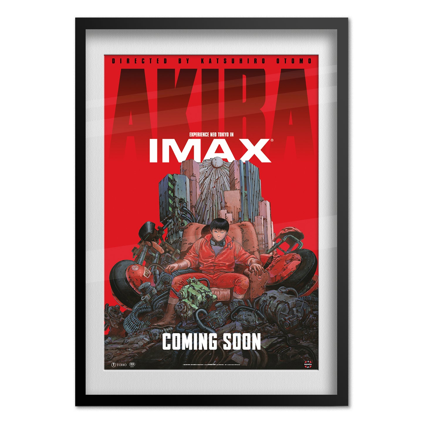 Akira IMAX Movie Poster — Key Art Print | Classic Anime Wall Art