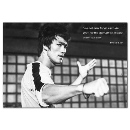 Bruce Lee Motivational Poster | Inspirational Art